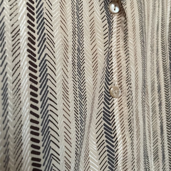 Vintage matching sleeveless top and long sleeve button down shirt - Picture 8 of 8